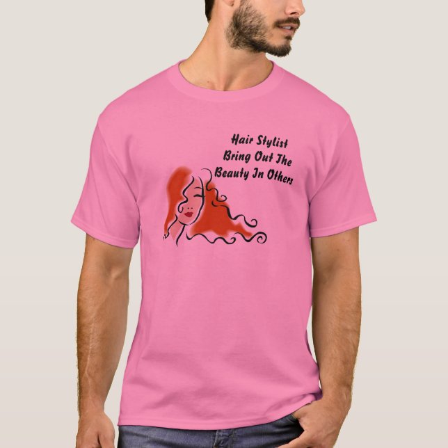 T-shirt Cheveux StylistBring TheBeauty dans… (Devant)
