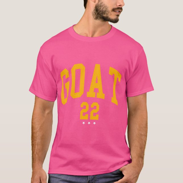 T-shirt Chèvre 22 Basketball Numéro 22 Basketball (Devant)