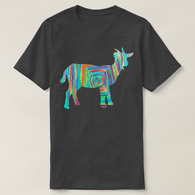 T-shirt Chèvre à fils 2  (Design devant)