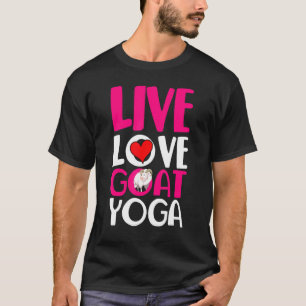 T-shirt Chèvre Agneau Yoga Ferme Animal