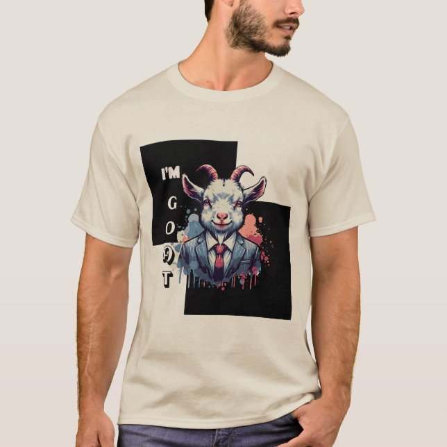 T-shirt Chèvre amusant (Devant)