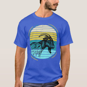 T-shirt Chèvre animale de ferme rétro