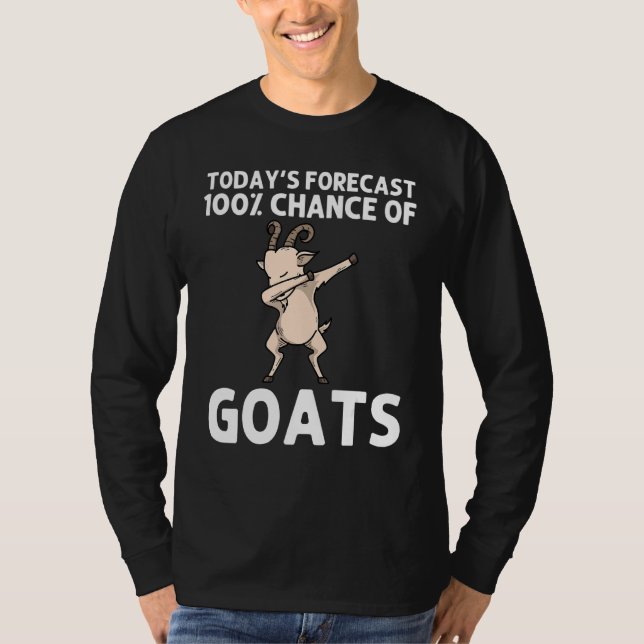 T-shirt Chèvre Art Pour Hommes Femmes Dabbing Herbe De Mou (Devant)