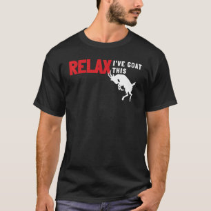 T-shirt Chèvre Calme Toi Agriculteur Ferme Relaxe Jai Chèv