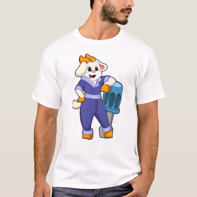 T-shirt Chèvre comme mécanique avec tournevis (Devant)