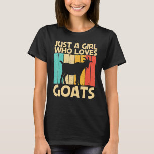 T-shirt Chèvre cool Pour Filles Femmes Agricultrice Chèvre