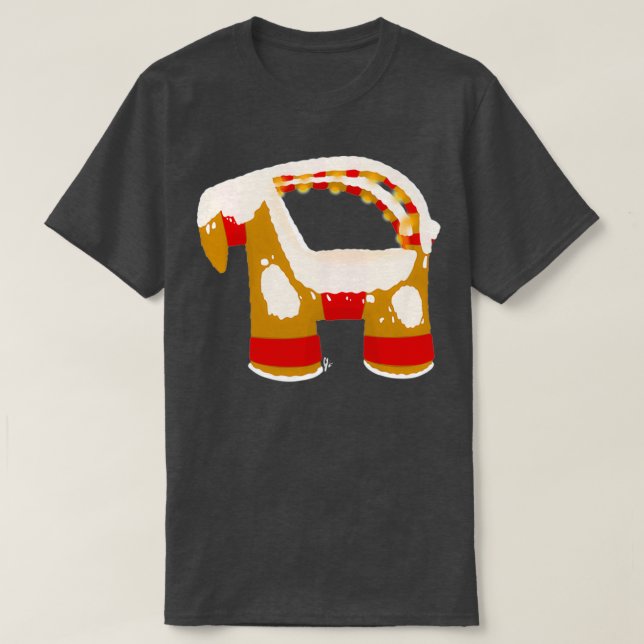 T-shirt Chèvre de Gavlebocken (neige sans feu) (2) (Design devant)