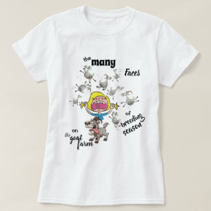 T-shirt Chèvre de la ferme saison de reproduction amusante