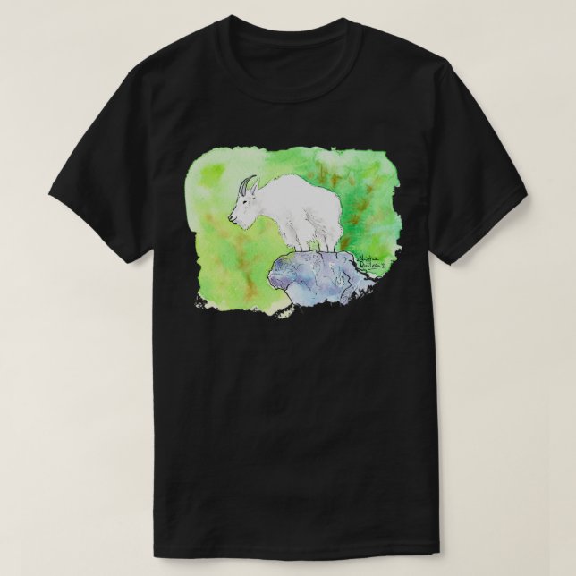 T-shirt Chèvre de montagne (9) (Design devant)