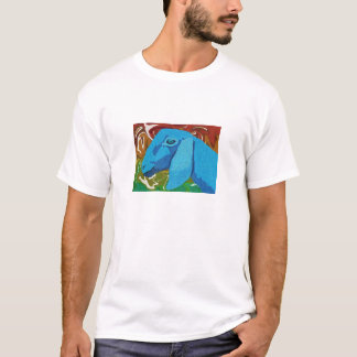 T-shirt Chèvre de partie de Nubian de ferme de KNS