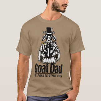 T-shirt Chèvre d'homme éleveur chèvre papa père ferme anim