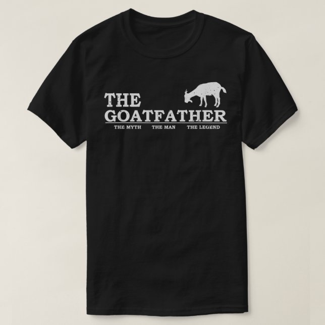 T-shirt Chèvre d'homme Père animal de compagnie Lover Fête (Design devant)
