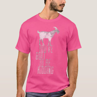 T-shirt Chèvre Distorante Pour Être Enlevante