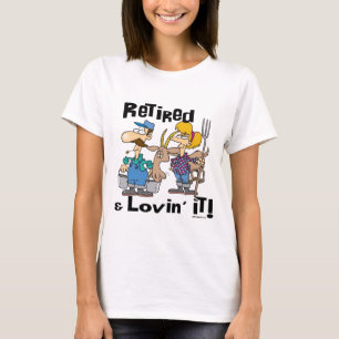 T-shirt Chèvre et famille retraitée