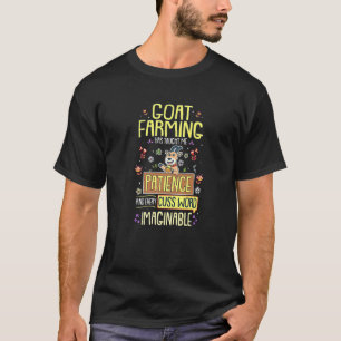 T-shirt Chèvre L'Agriculture De Chèvre M'A Appris La Patie