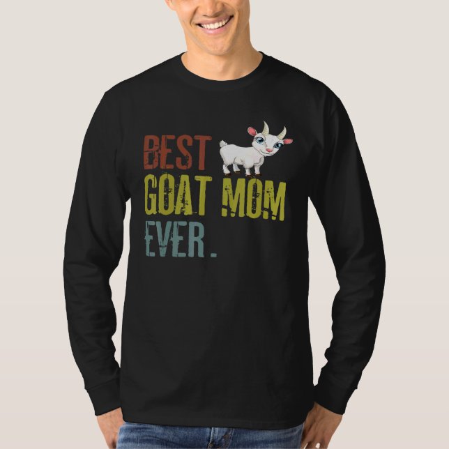 T-shirt Chèvre maman pour femmes animal de compagnie chèvr (Devant)