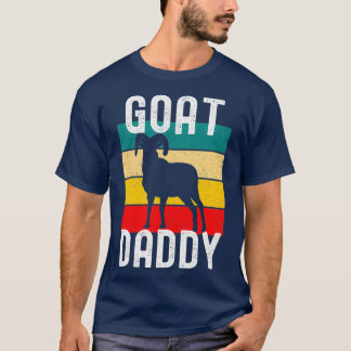 T-shirt Chèvre papa Vintage avarié éleveur de volaille