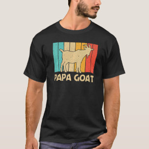 T-shirt Chèvre pour hommes papa ferme animal chèvre Whispe