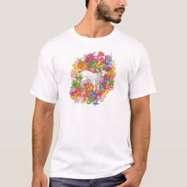 T-shirt Chèvre psychédélique