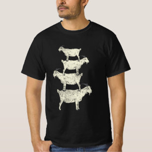 T-shirt Chèvre Retro