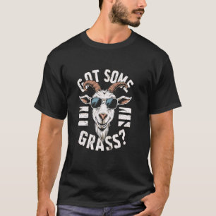 T-shirt Chèvre Un Pun De Chèvre Drôle De L'Herbe