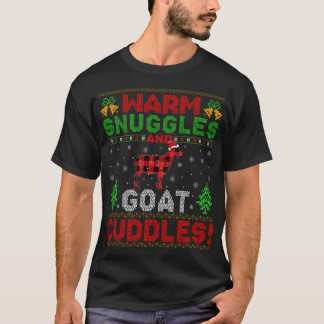 T-shirt Chèvres Chaudes Et Bouddles Chèvres Vilaines Noël 