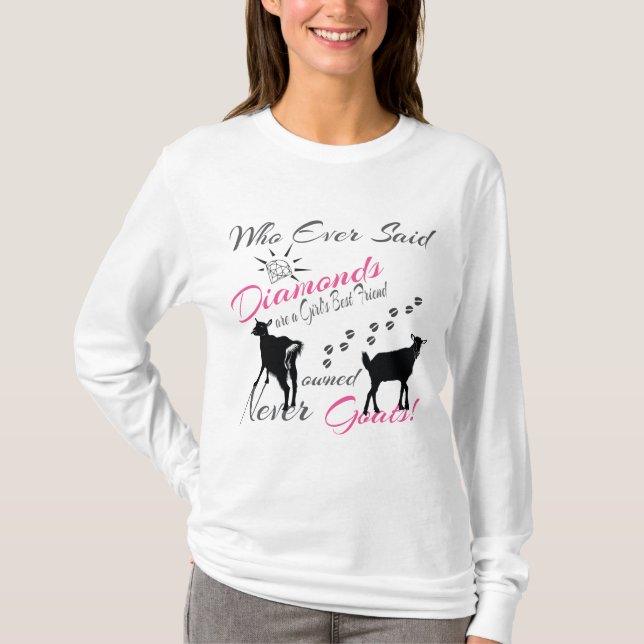 T-shirt Chèvres et diamants (Devant)