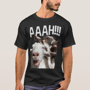 T-shirt Chèvres hurlantes AAAH Amoureux fou fou de chèvre