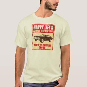 T-shirt Chevrolet 1969 Chevelle 396 solides solubles