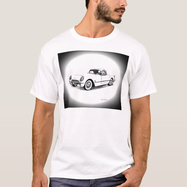 T-shirt Chevrolet Corvette 1954 (Devant)