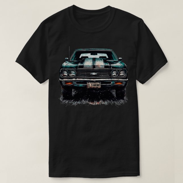 T-shirt Chevrolet El Camino 7 (Design devant)