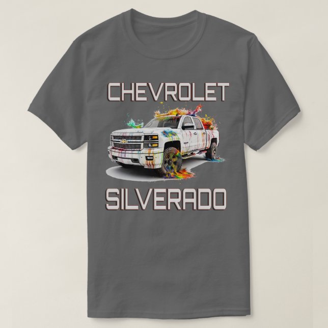 T-SHIRT CHEVROLET SILVERADO (Design devant)