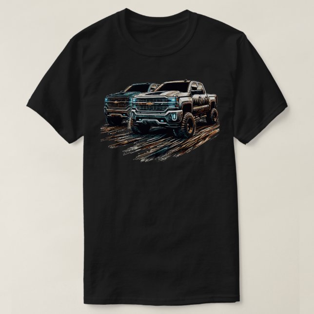 T-shirt Chevrolet Silverado 12 (Design devant)