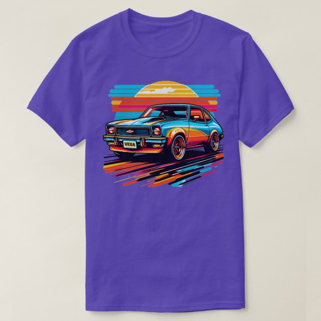 T-shirt Chevrolet Vega 9 (Design devant)