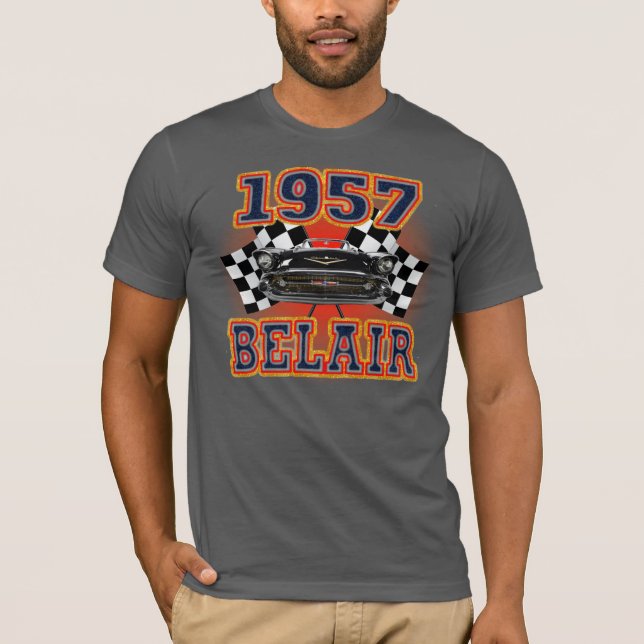 T-shirt Chevy 1957 des hommes Belair (Devant)