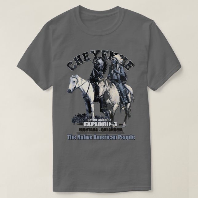 T-shirt Cheyenne amérindienne (Design devant)