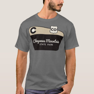 T-shirt Cheyenne Mountain State Park Affiche de bienvenue 