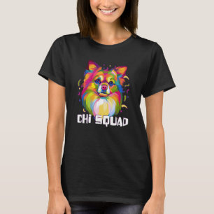 T-shirt Chi Squad Chihuahua Fur Maman Chiwawa Fur Papa Ani
