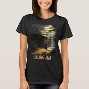 T-shirt Chiang Mai Thaïlande, Randonnée et Nomade Numériqu