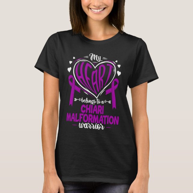 T-shirt Chiari Malformation Awareness (Devant)