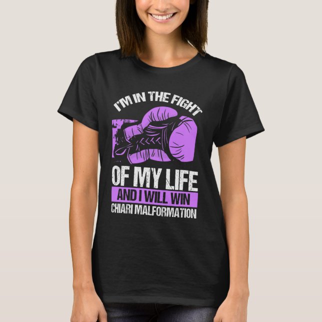 T-shirt Chiari Sensibilisation à la Malformation Gagner Ri (Devant)