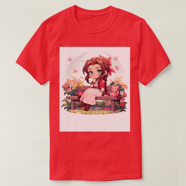 T-shirt chibi aerith (Design devant)