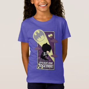 T-Shirt Chibi Batman - Combattons la criminalité ensemble