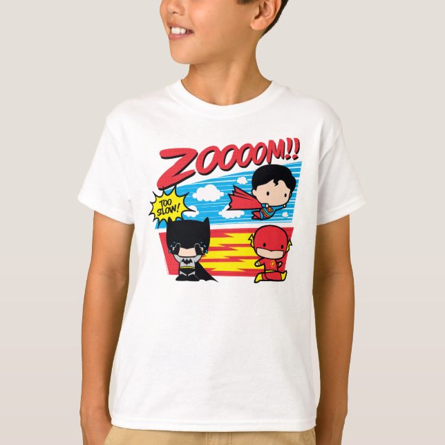 T-shirt Chibi Batman Trop Lent ! (Devant)