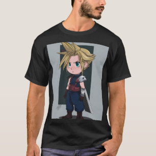 T-shirt Chibi Buster‑Blade Héros Guerrier Mignon aux Che