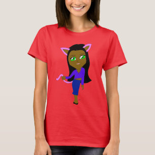T-shirt chibi catgirl