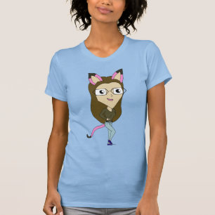 T-shirt chibi catgirl