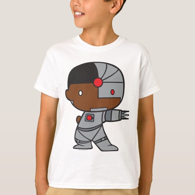 T-shirt Chibi Cyborg à deux côtés (Devant)