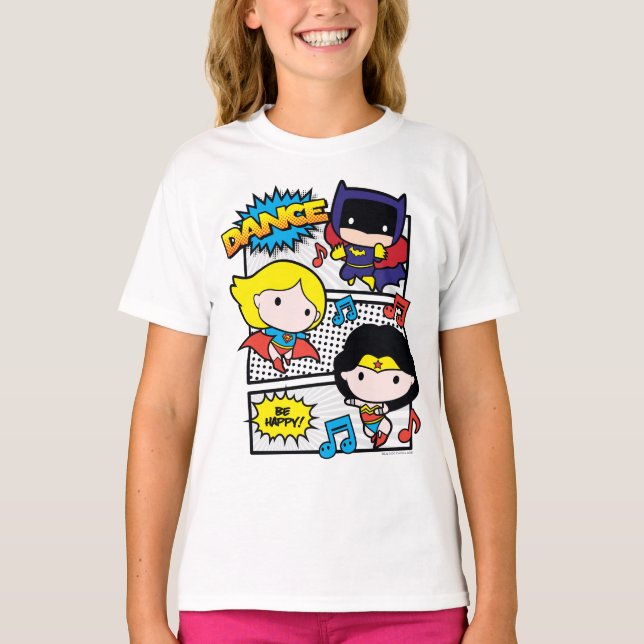 T-shirt Chibi Héros Danse (Devant)