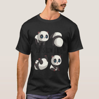 T-shirt Chibi Panda For Little Bear Panda Panda